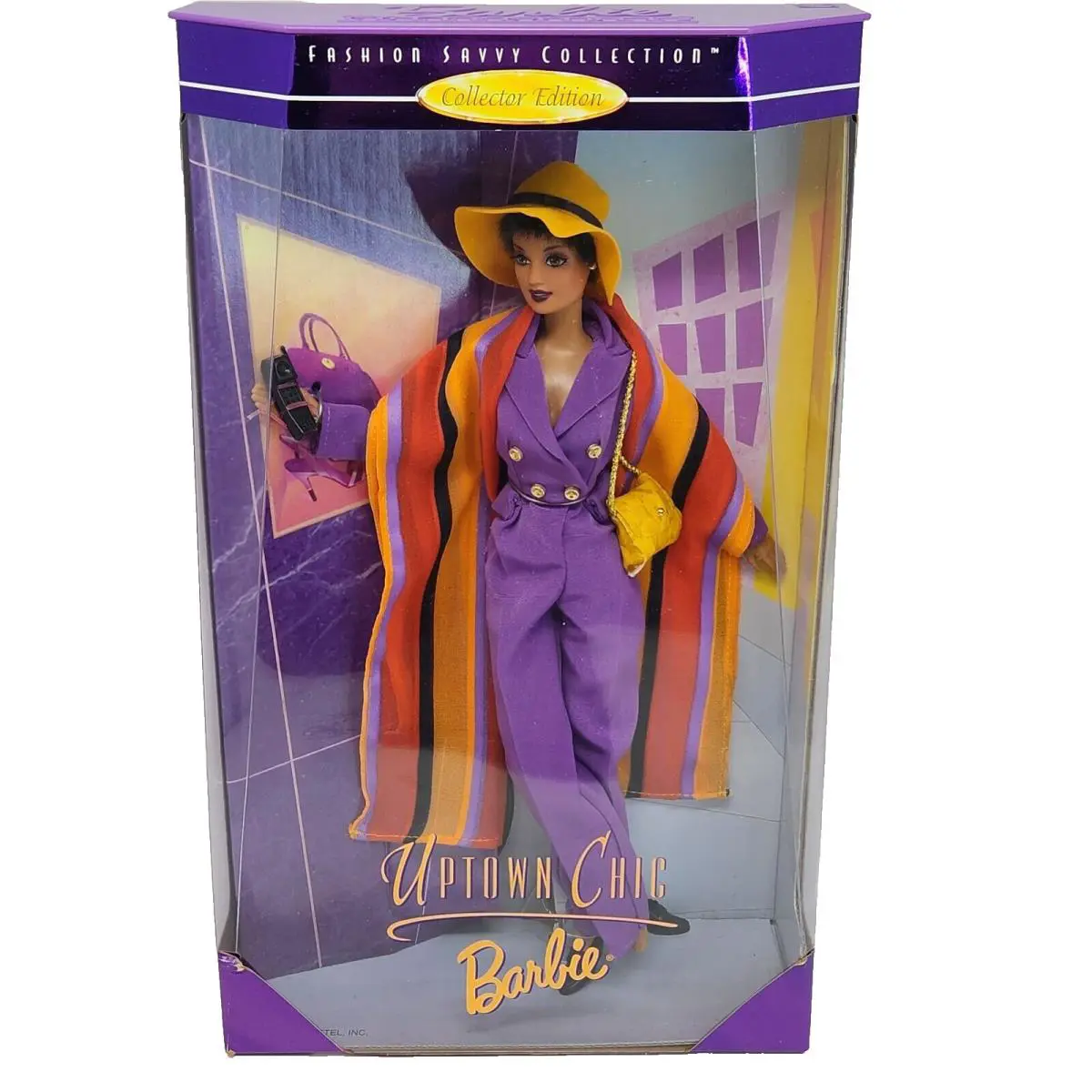 Vintage 1998 Uptown Chic Black Barbie Doll Mattel 19632