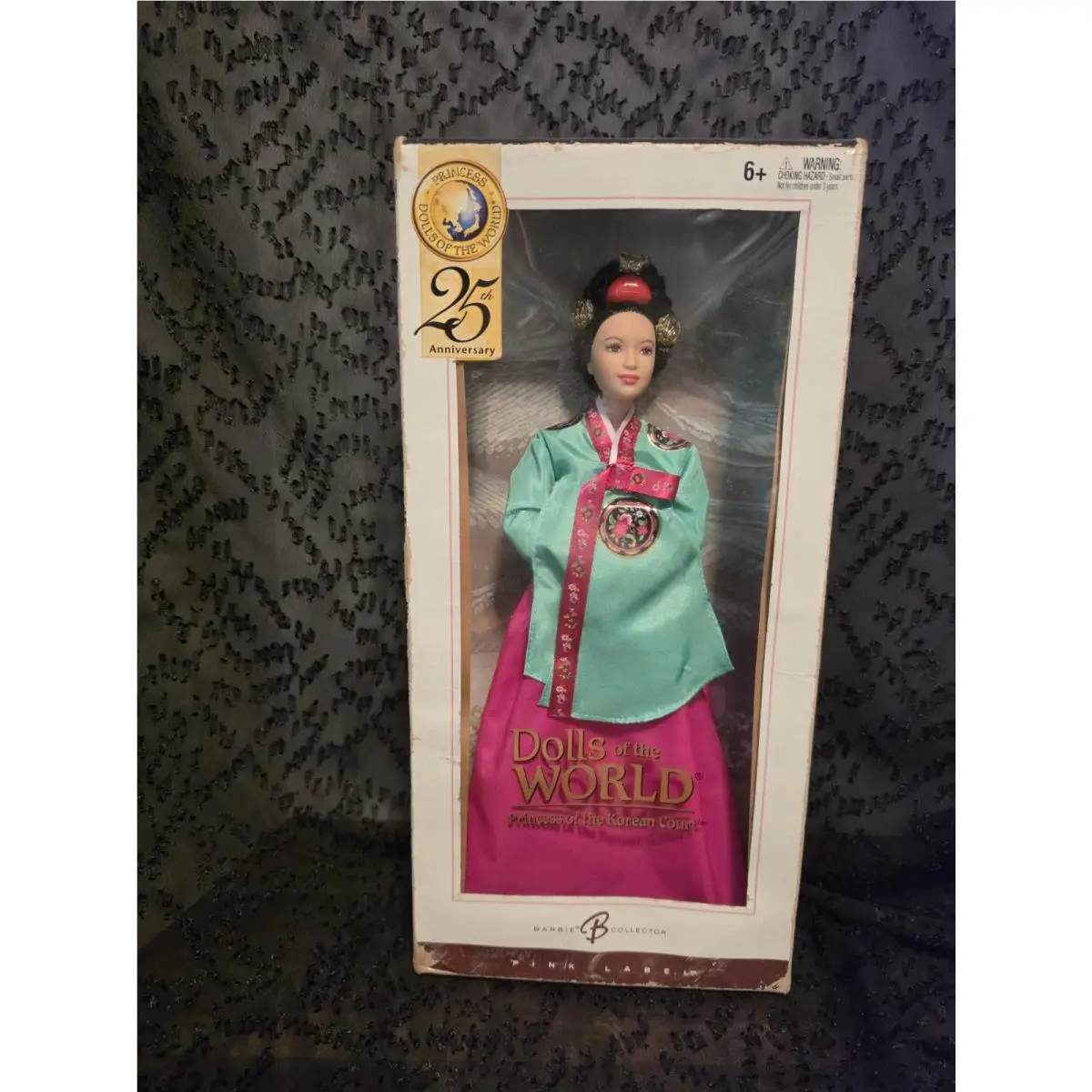 Barbie Dow Princess of The Korean Court 25th Ann. Pink L