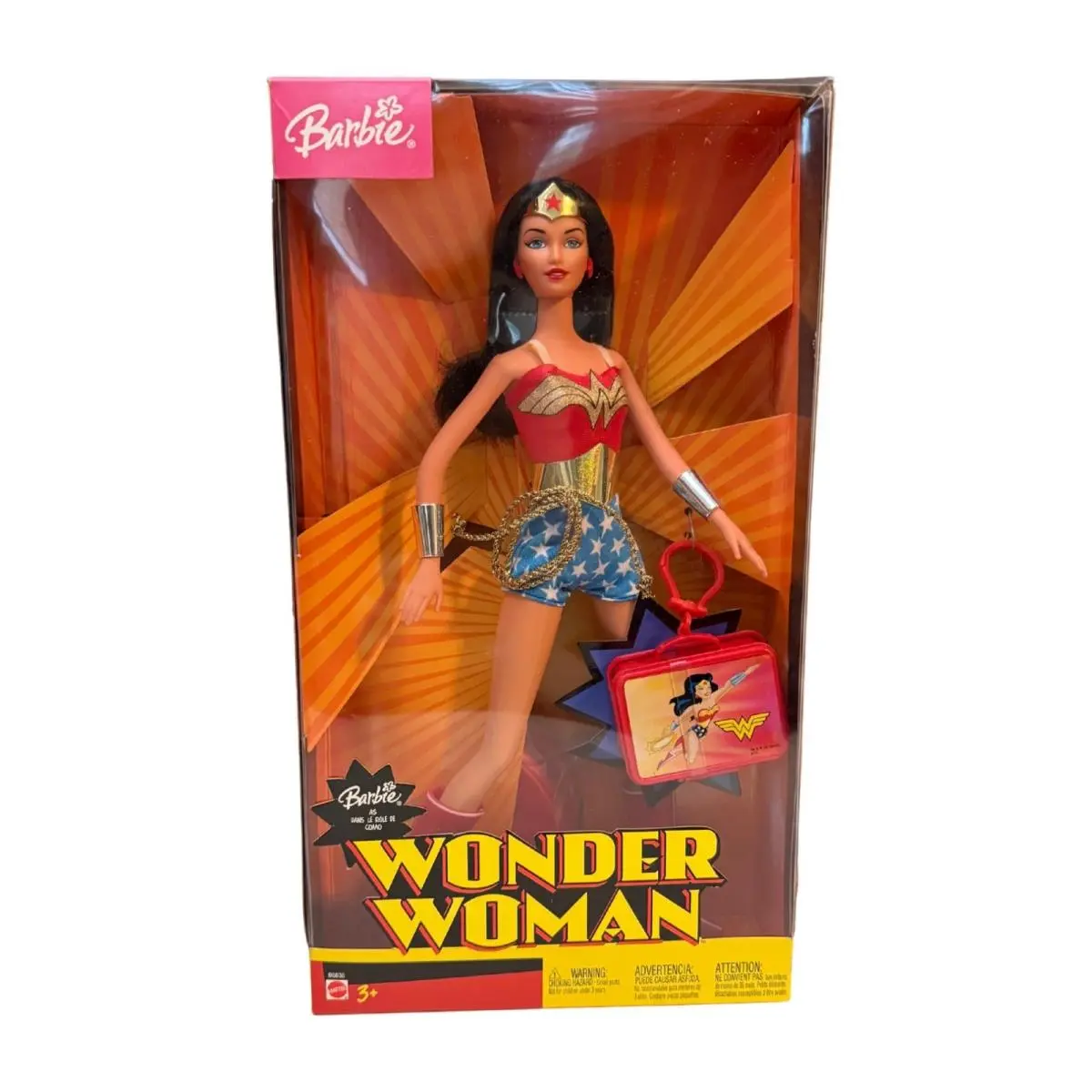 Barbie Wonder Woman DC Comics Super Heroes Doll 2003 Nrfb Mattel