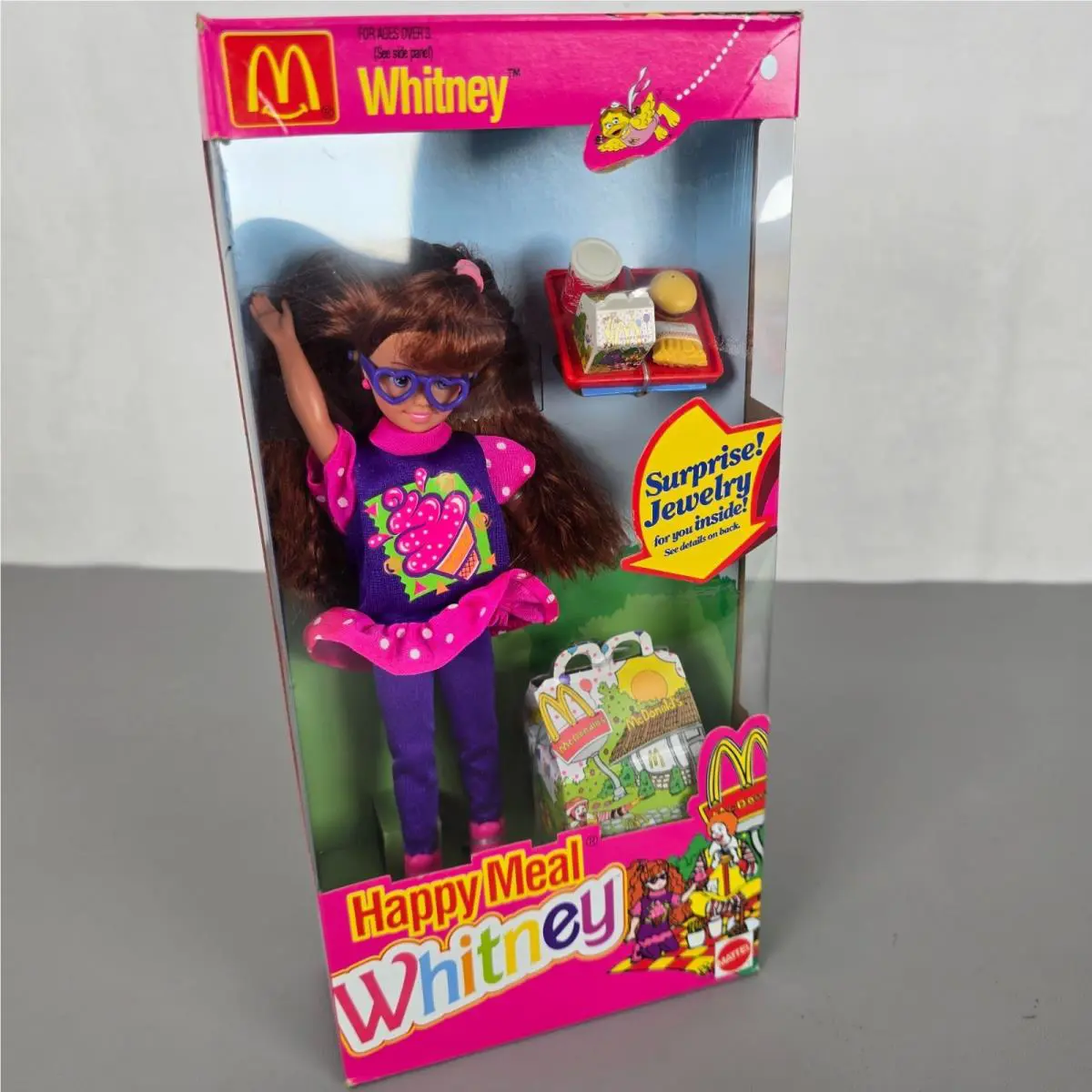 1993 Mattel Mcdonalds Barbie Happy Meal Whitney Doll 11476 Nos Read