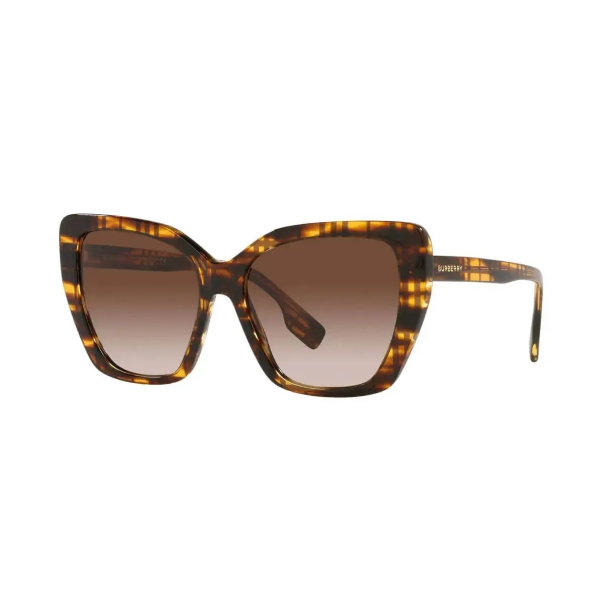 Burberry Tamsin BE 4366 Check Havana/brown Shaded 3981/13 Sunglasses