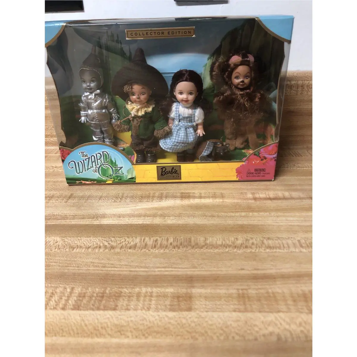 Mattel 2003 Barbie Kelly Friends As Dorothy Scarecrow Lion Tin Man