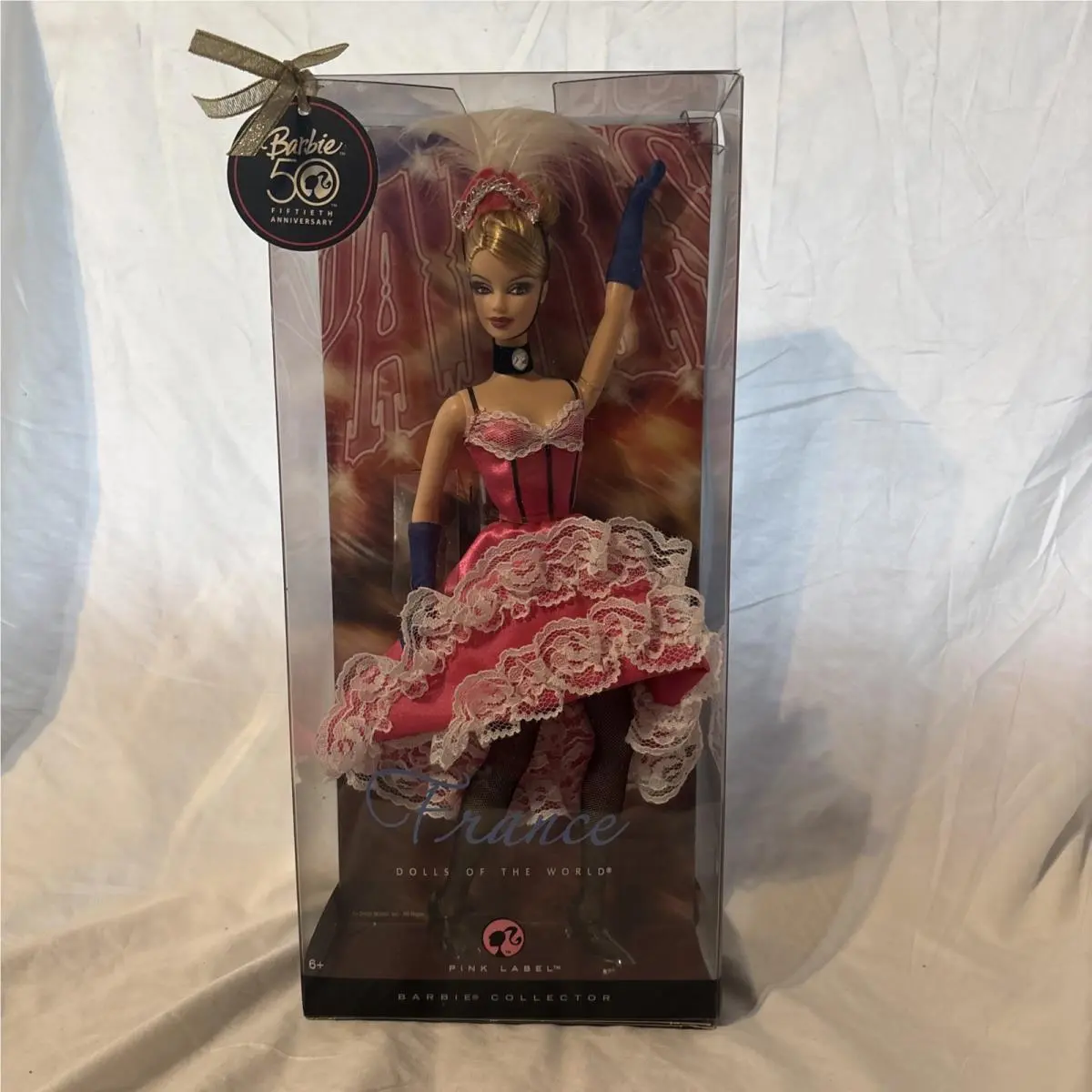 France Dolls Of The World Barbie Doll N4972 Mattel 2008 Pink Label Collector