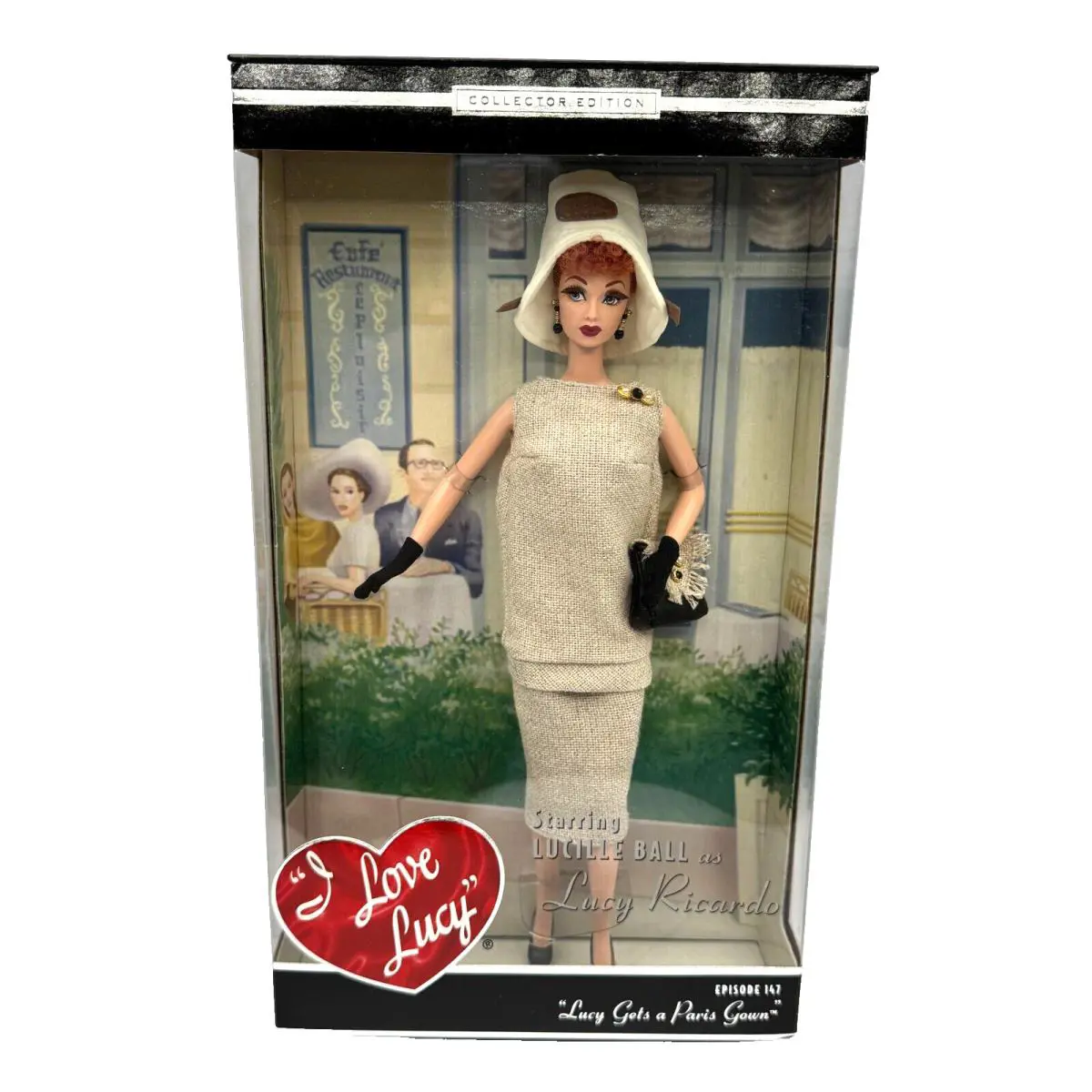 BK Barbie Doll 2002 I Love Lucy Episode 147 Lucy Gets A Paris Gown B0313