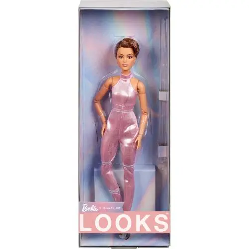 Barbie Looks Doll Collectible No. 22 with Pixie Cut and Modern Y2K Fashion Seq