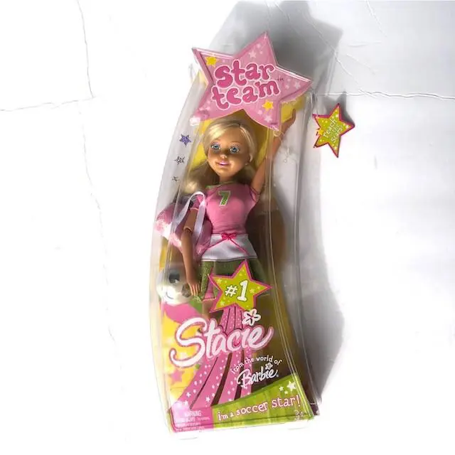 Barbie Star Team Stacie Soccer Star Doll Mattel 2005