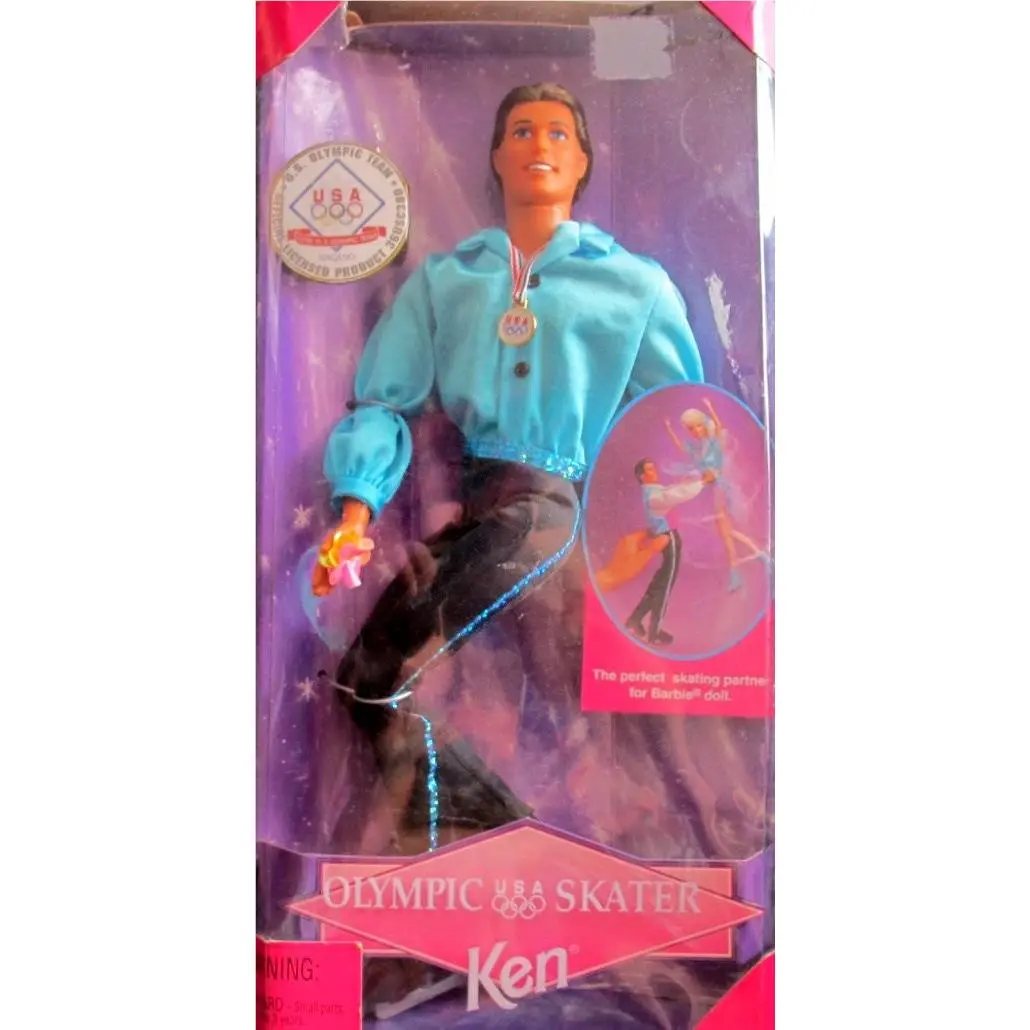 Barbie Olympic Games Olympic Skater Ken 1998 Doll