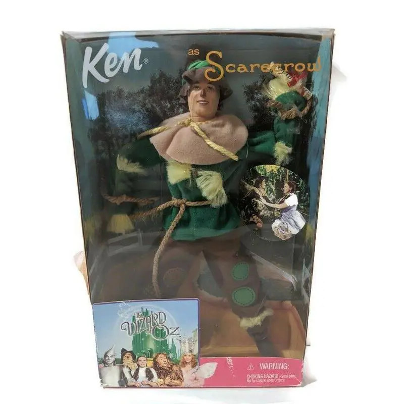 Mattel 25816 Barbie`s Ken Doll AS Scarecrow 1999 Wizard OF OZ Nrfb