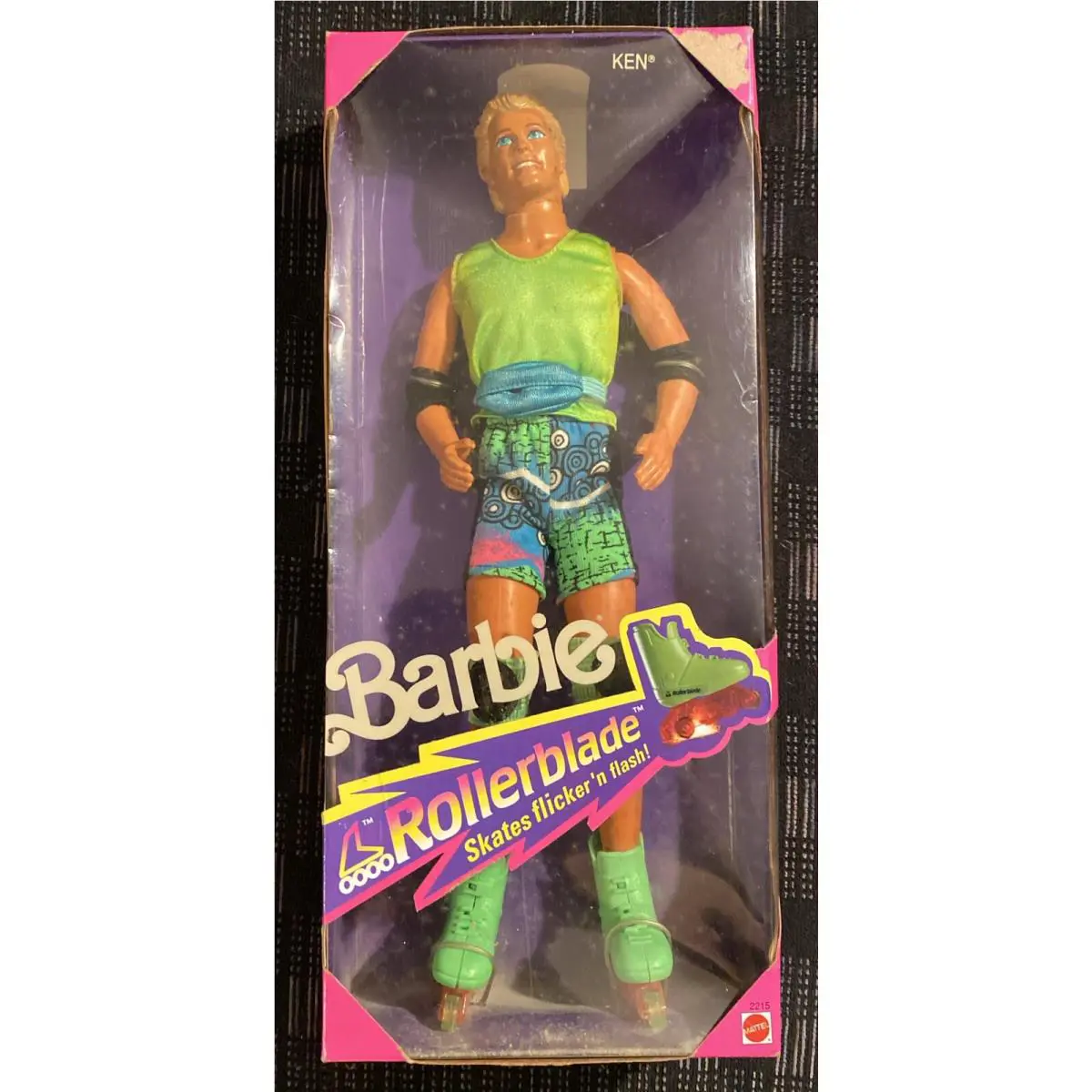 Rollerblade Ken 2215 Barbie 1991 Flicker `n Flash Skates