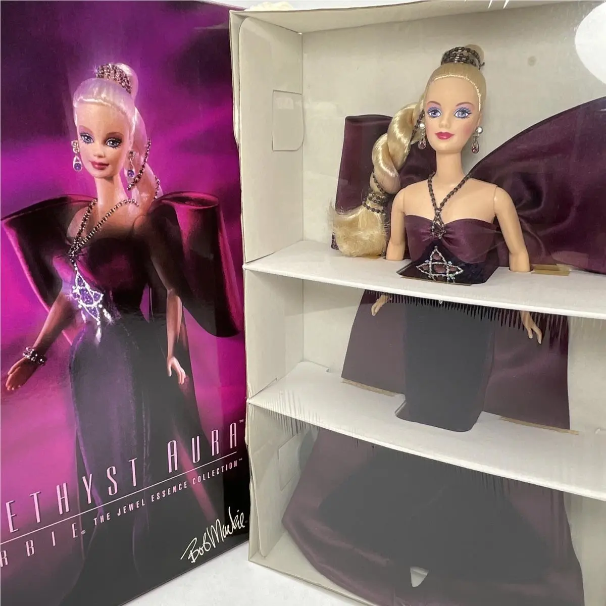 Amethyst Aura Barbie Jewel Essence Collection Bob Mackie 15522 Vintage 1996