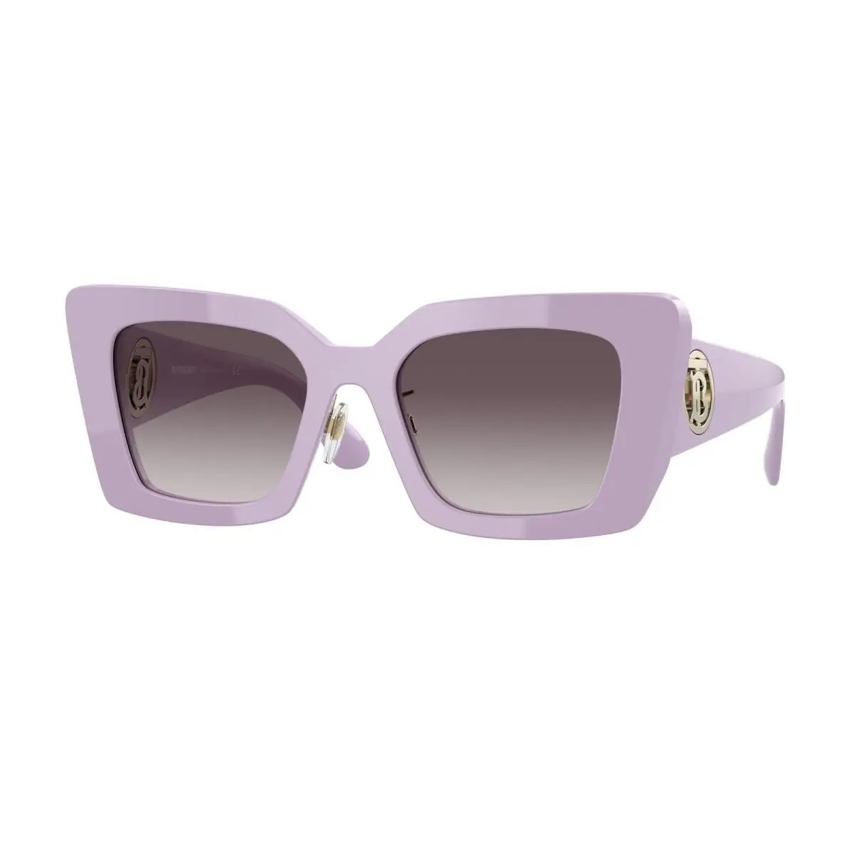 Burberry Sunglasses BE4344F 394111 53mm Lilac / Gradient Grey Lens