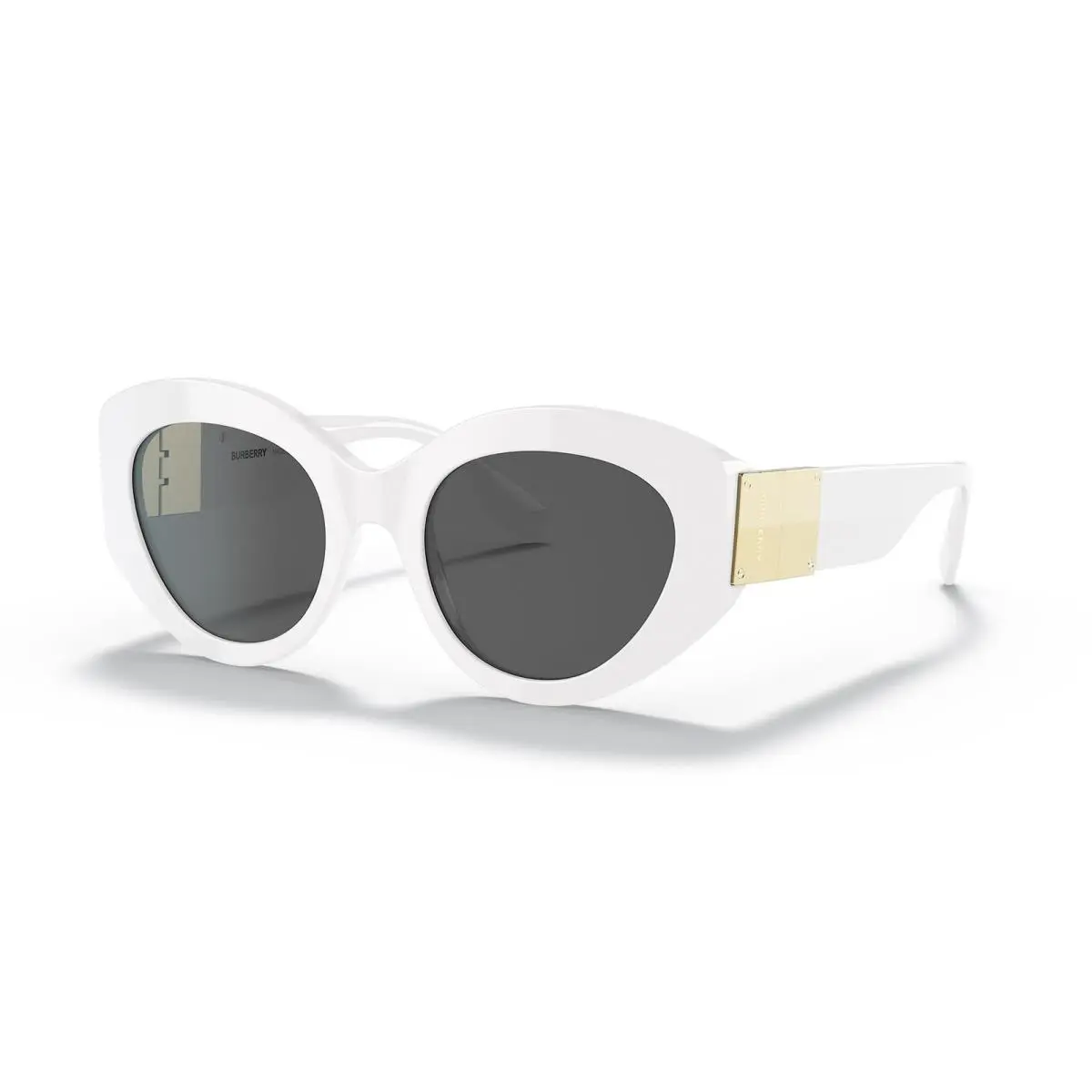 Burberry Sunglasses BE4361 300787 51mm White / Dark Grey Lens
