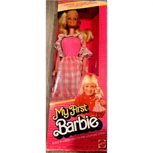 Vintage My First Barbie Easy to Dress Doll 1875 Circa 1982