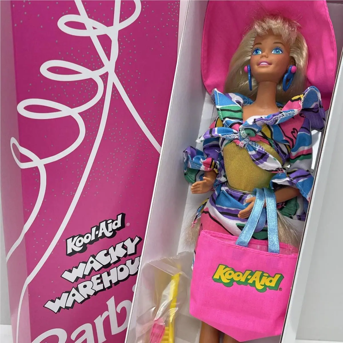 Kool-aid Wacky Warehouse Barbie Special Edition Doll 11763 Mattel Vtg 1994