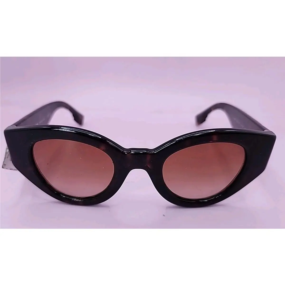Meadow BE 4390 Sunglasses 3002/13 Polished Brown/havana by Burberry