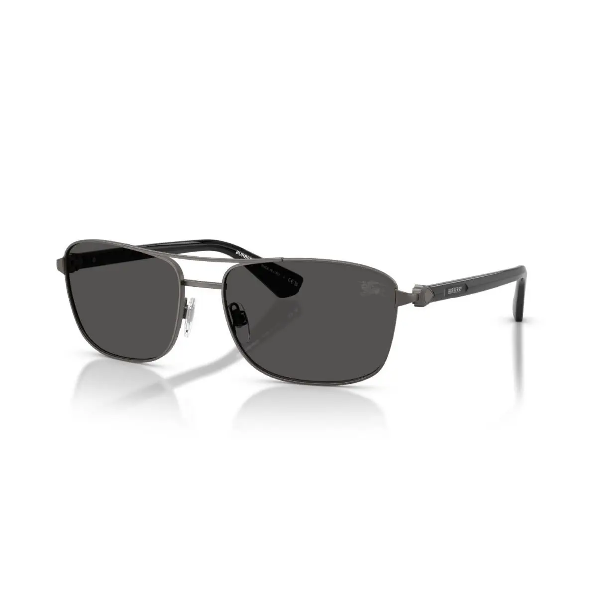 Burberry BE 3163 Matte Grey/dark Grey 131687 Sunglasses