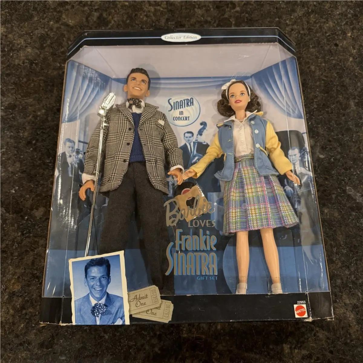 Barbie Loves Frankie Sinatra Collectors Edition Doll Set 1999 Mattel 22953