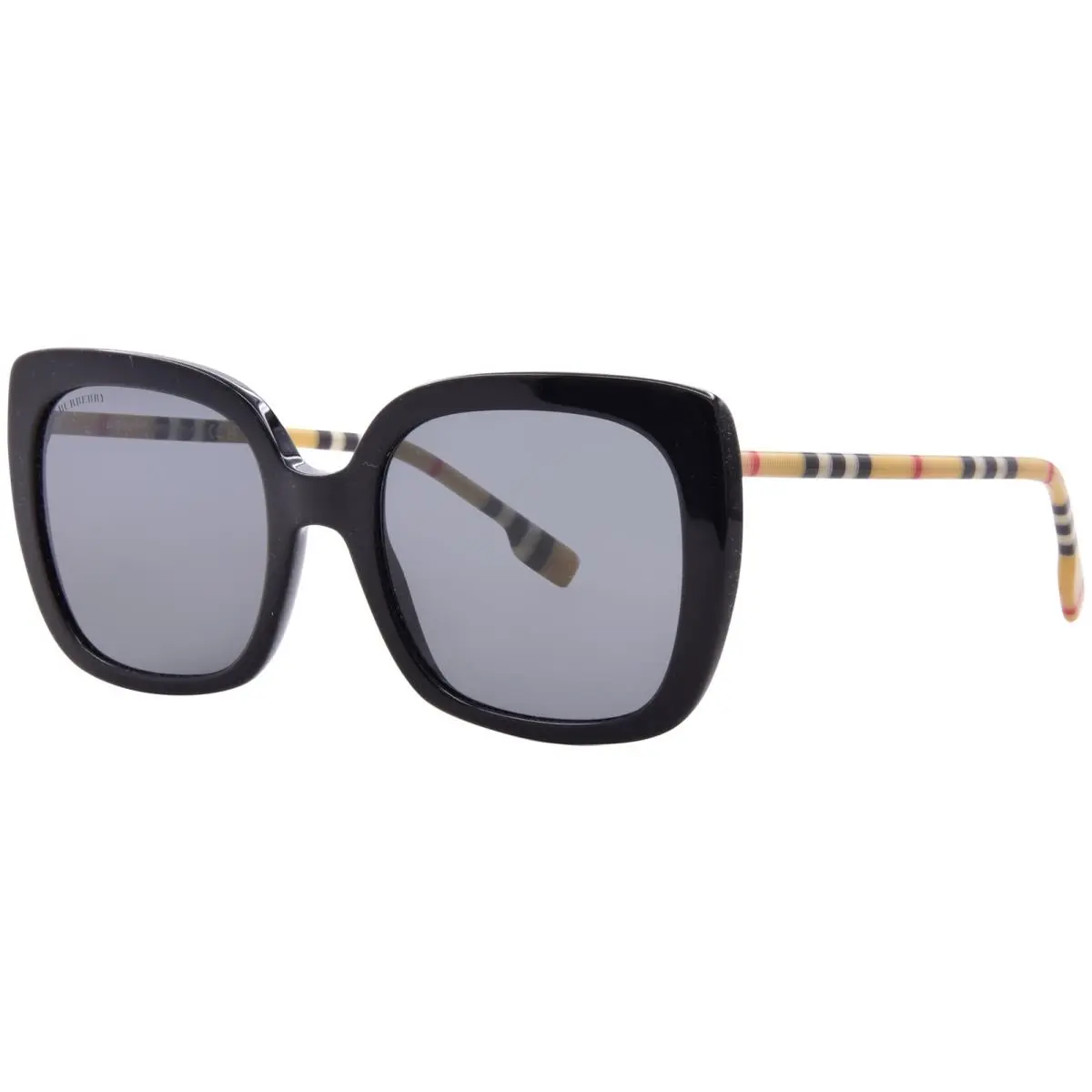 Burberry Caroll BE4323 385387 Sunglasses Women`s Nero/dark Grey Lenses 54mm