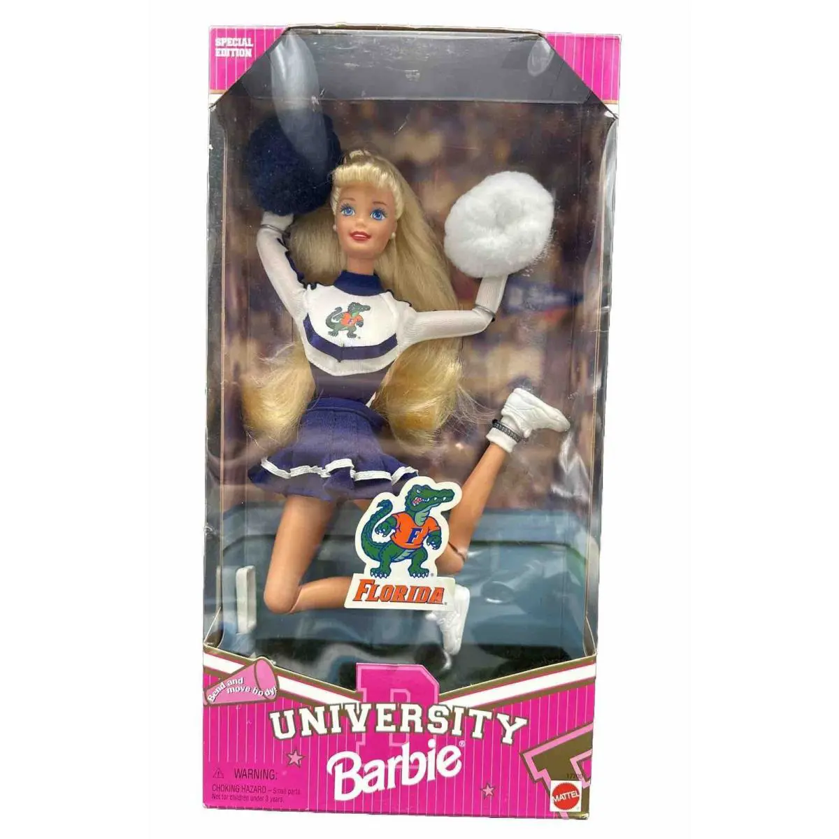 Barbie University OF Florida Doll Gators Special Edition Cheerleader