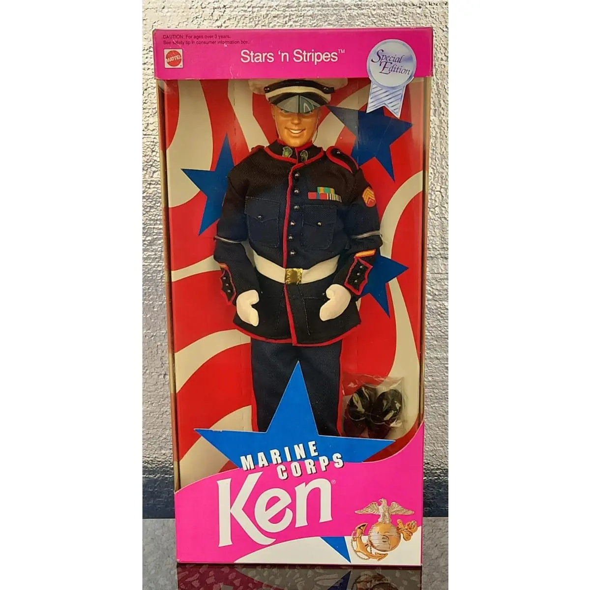 Mattel Marine Corps Ken Doll Stars `n Stripes 1991 Special Edition