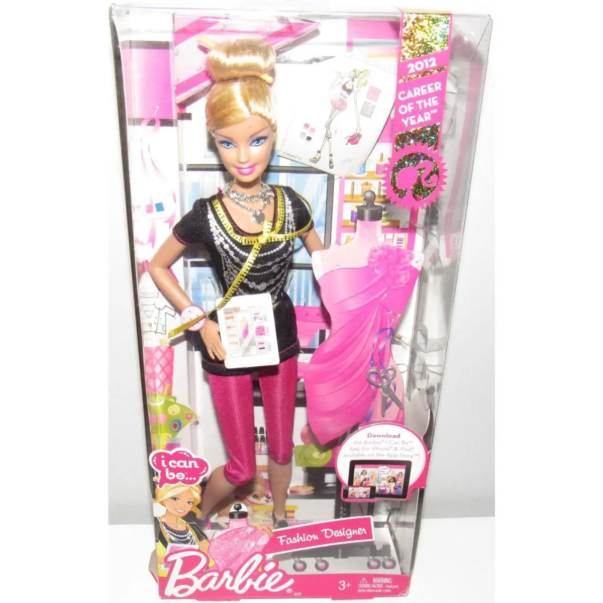 Mib Nrfb Barbie Fashion Designer 2012 Career of The Year