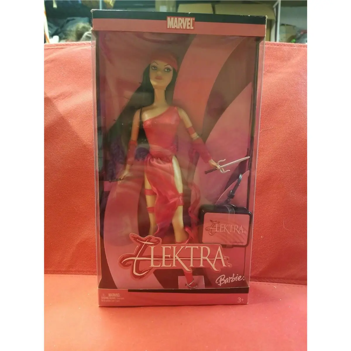 Elektra Barbie 2005 H1699 Marvel Comics Doll Action Figure