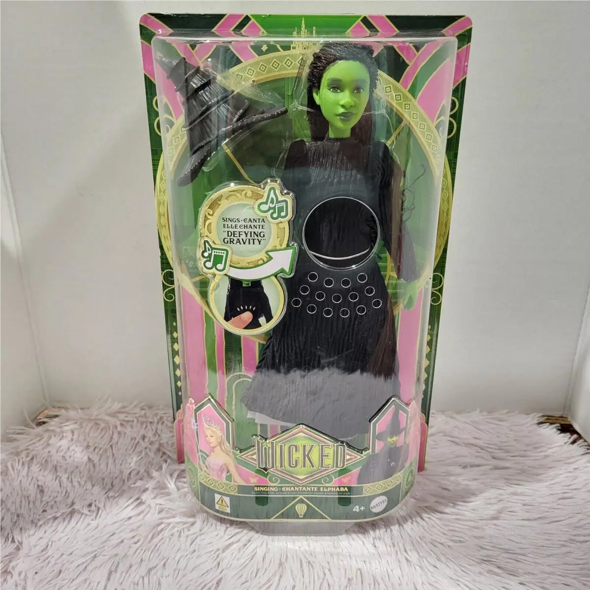 Mattel Wicked Singing Elphaba Doll Url Misprint Error In Hand
