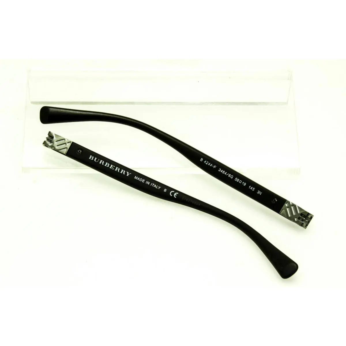 Burberry Sunglasses Temple Arms 145mm B 4244-F B4244 3464 Matte Black W/screws