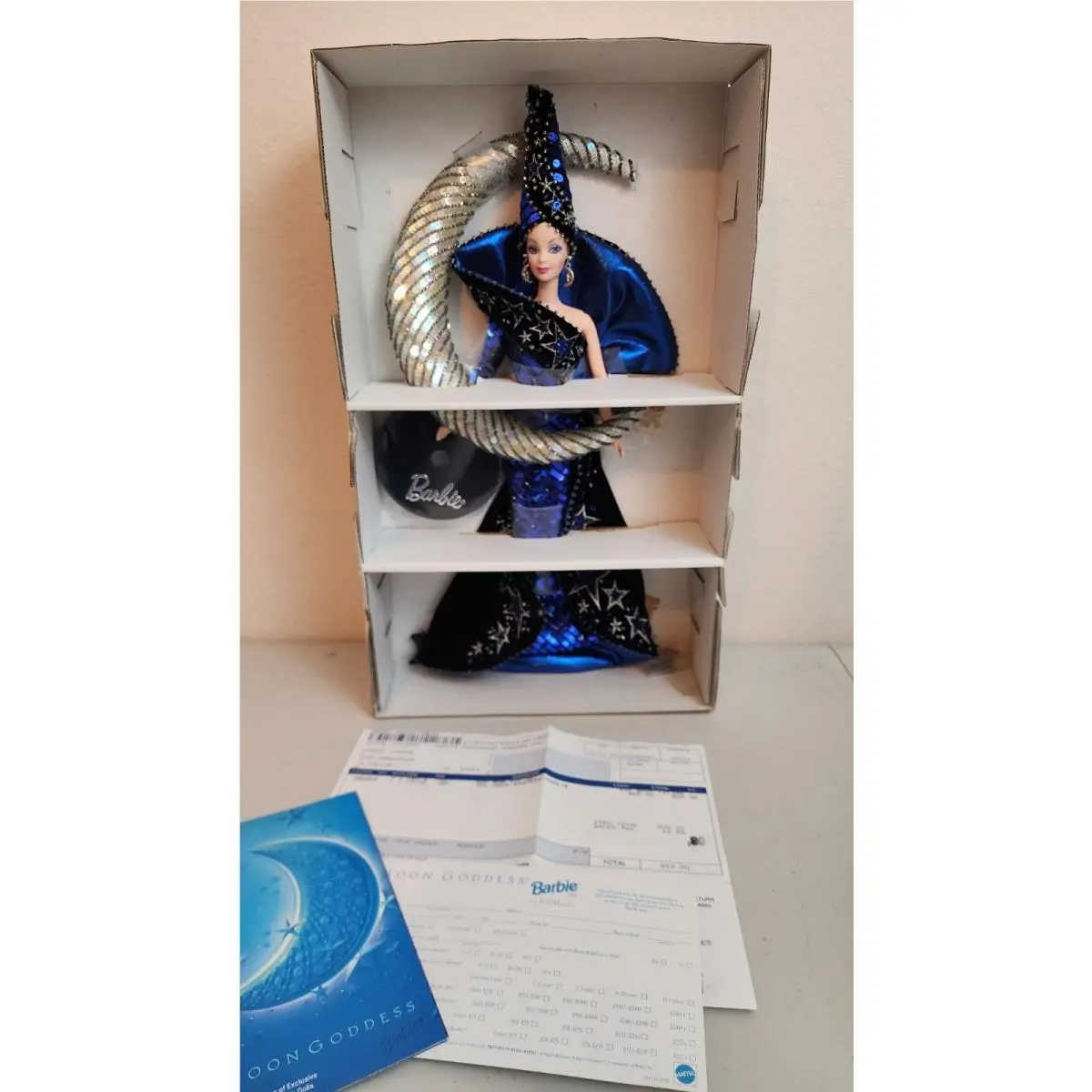 Nrfb Barbie Bob Mackie Moon Goddess Limited/collector Edition 12in Doll Stand