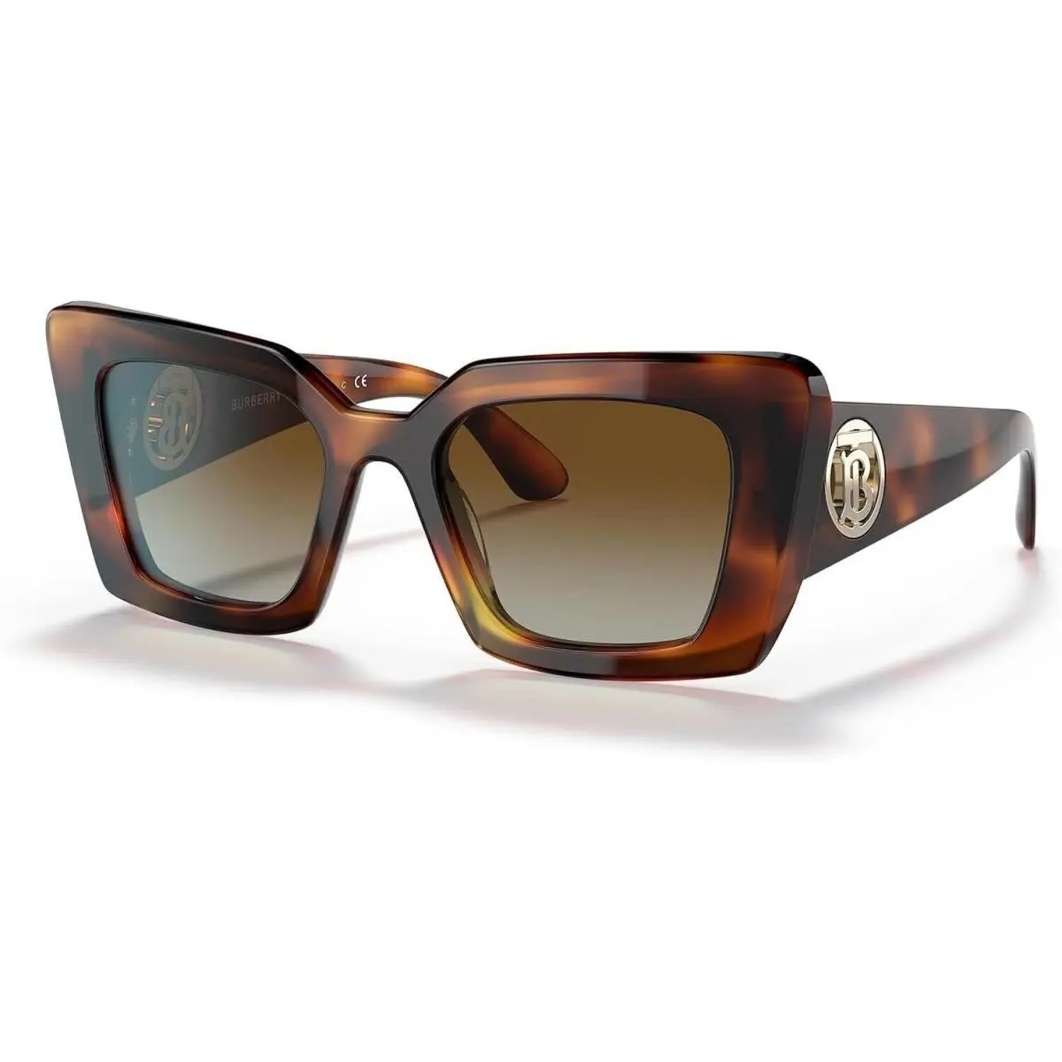 Burberry Daisy BE 4344 3316T5 Havana Polarized Sunglasses