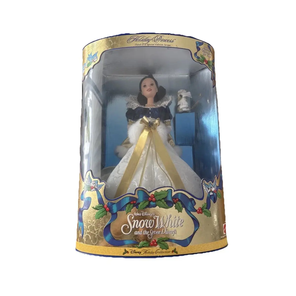 1998 Mattel Special Ed. Disney Holiday Snow White Barbie Doll