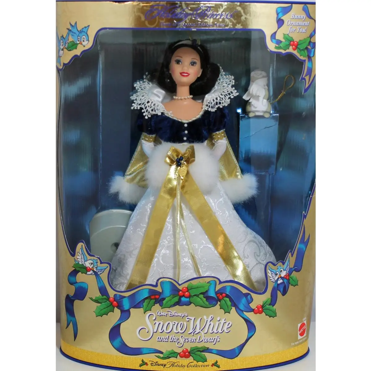 Disney Holiday Princess Snow White Barbie 1998 Mib Nrfb - 19898