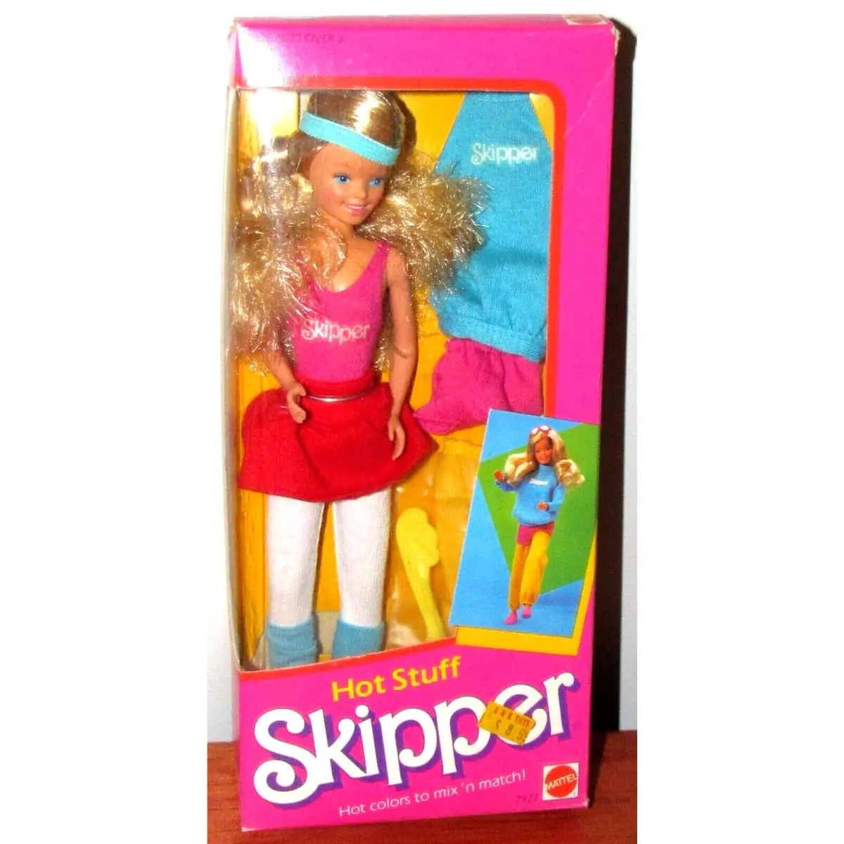 Mib/nrfb Vintage Hot Stuff Skipper Sister of Barbie 7927 Circa Mattel 1984