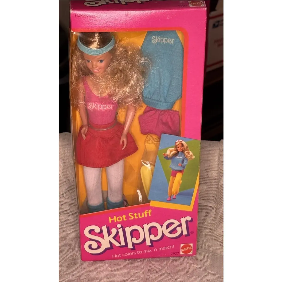 Vintage Hot Stuff Skipper Doll Mattel 7927 Workout -philippines