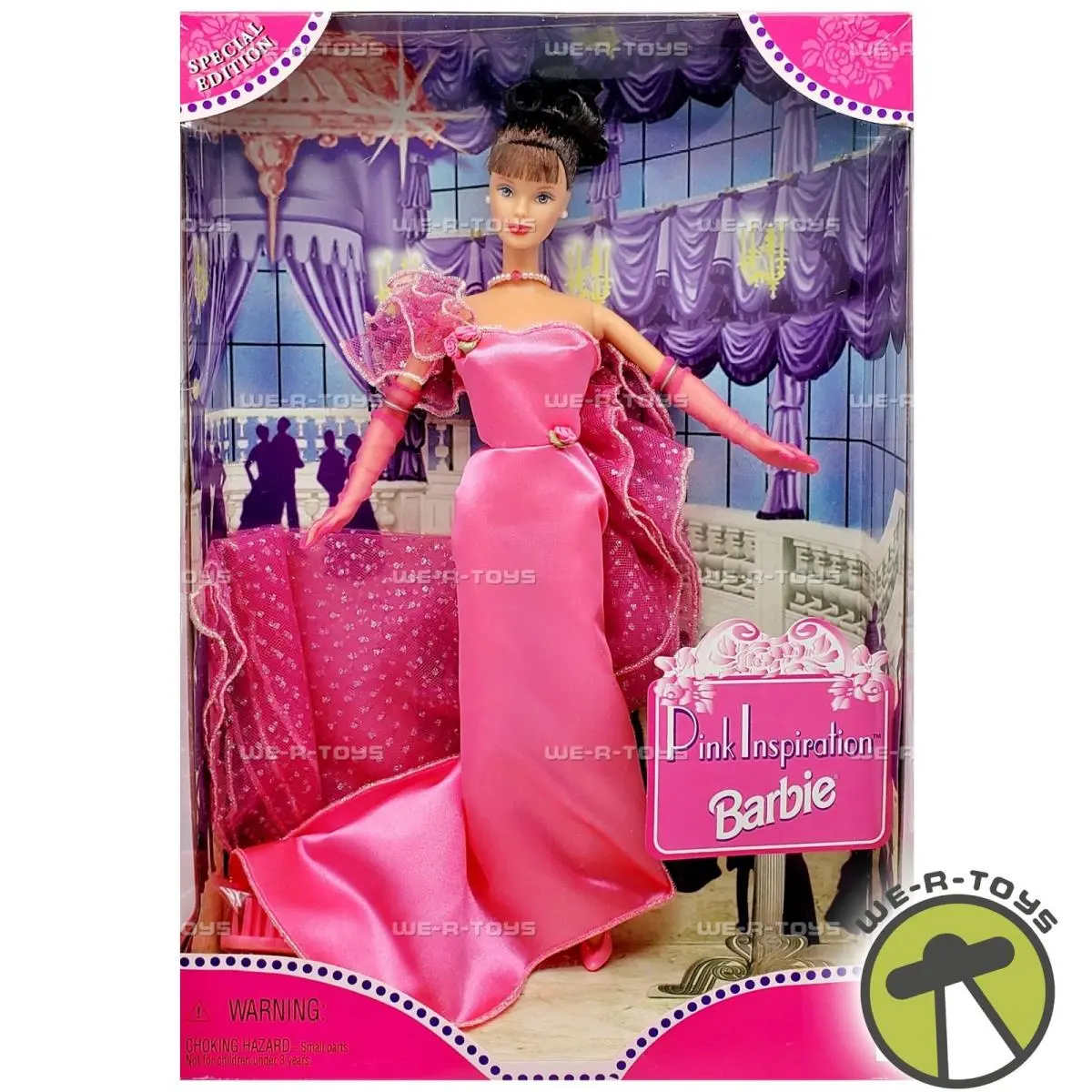 Pink Inspiration Barbie Doll Brunette Special Edition 1998 Mattel 21721