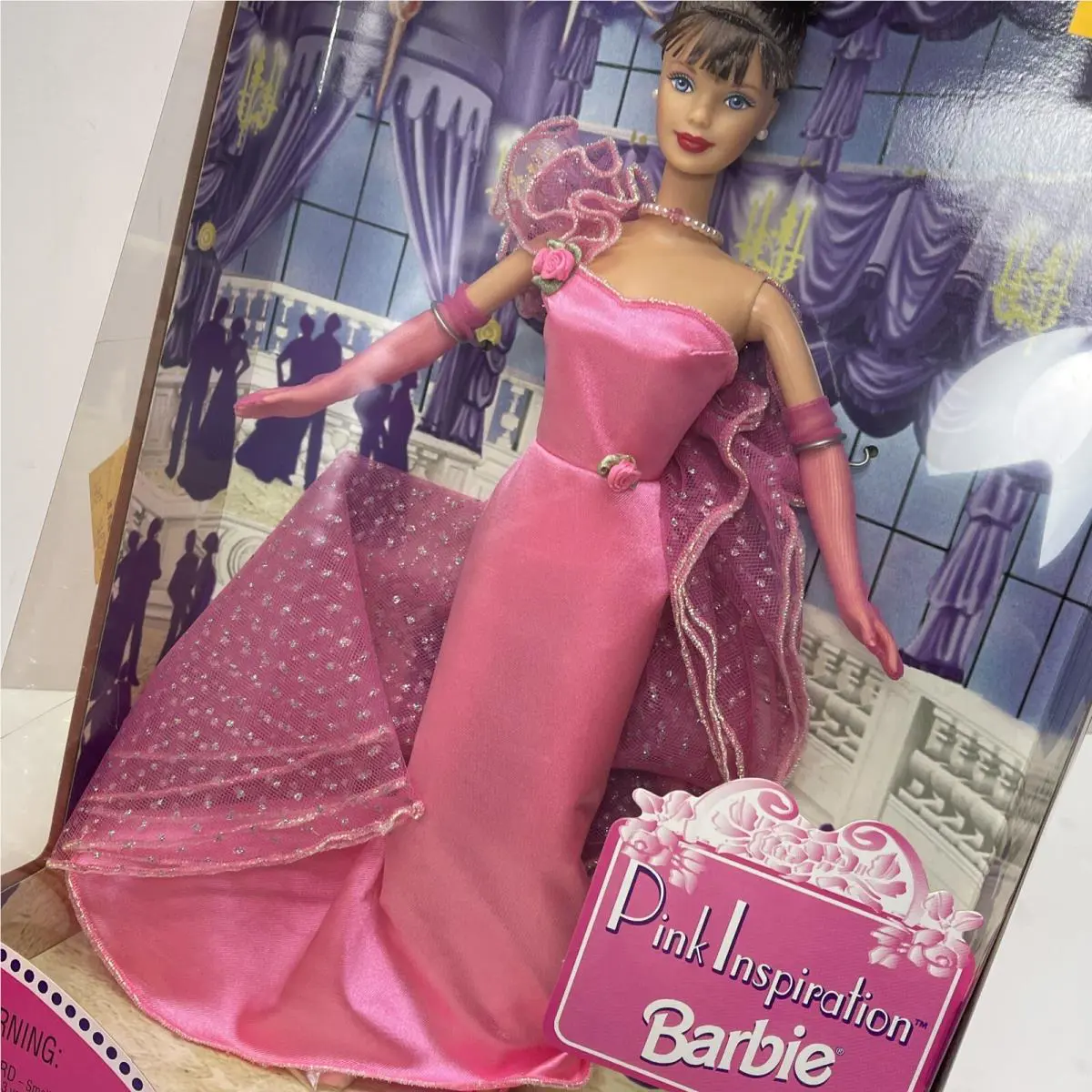 1998 Pink Inspiration Barbie Special Edition Brunette Doll 21721 Mattel Vtg