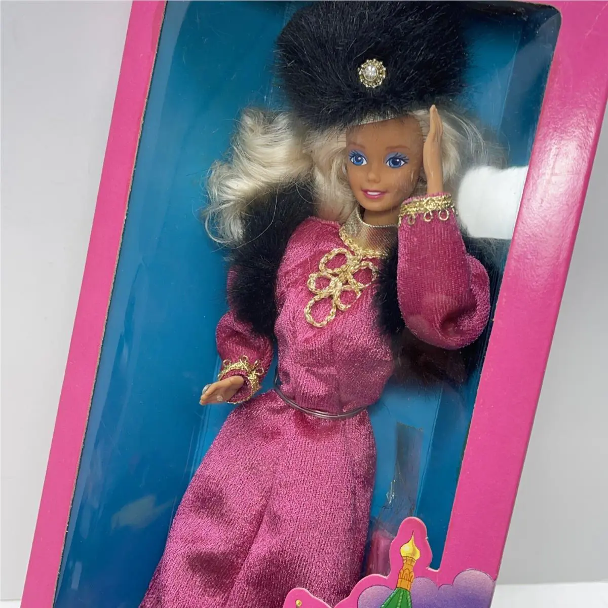 Russian Barbie Dolls Of The World Collection 1916 Mattel Vintage 1988