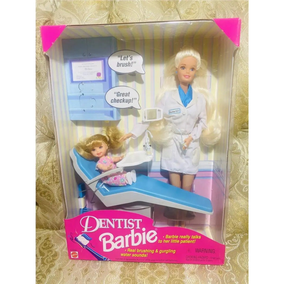 1997 Dentist Barbie Doll Set Blonde and Blonde Mattel 17255