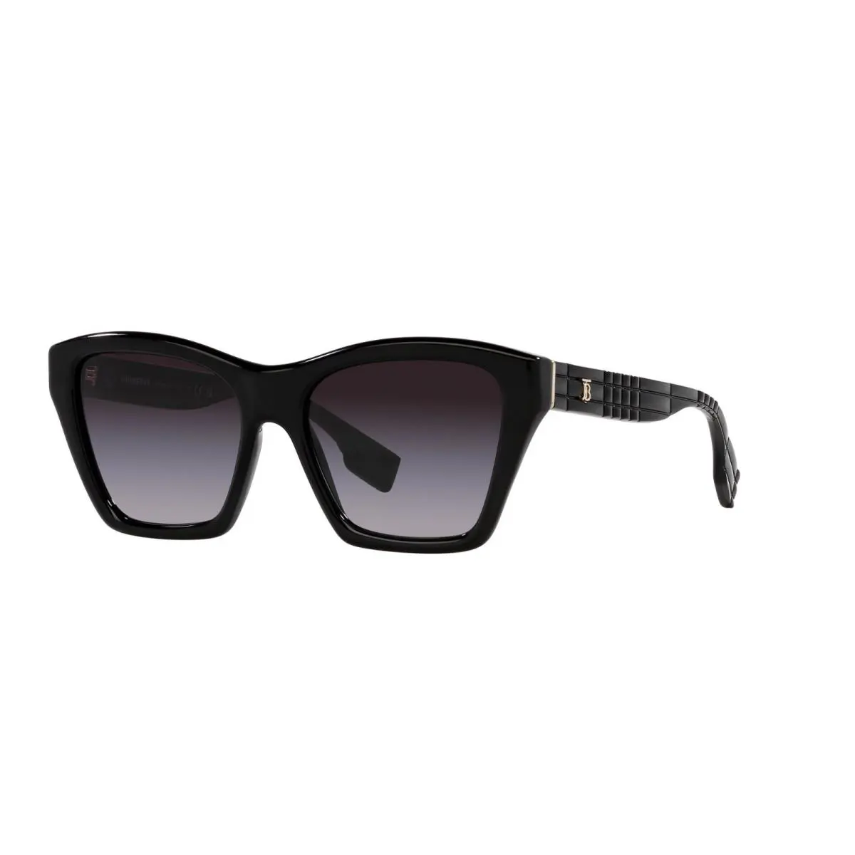 Burberry Arden BE 4391 Black/grey Shaded 3001/8G Sunglasses - Frame: Black, Lens: Grey Shaded