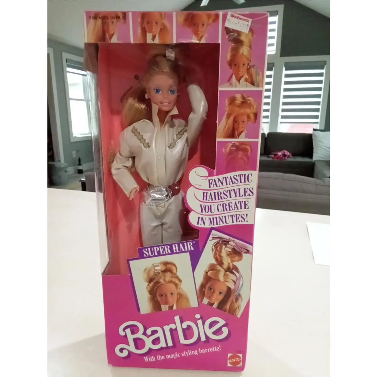 Barbie Super Hair Barbie Doll American Mattel Niob
