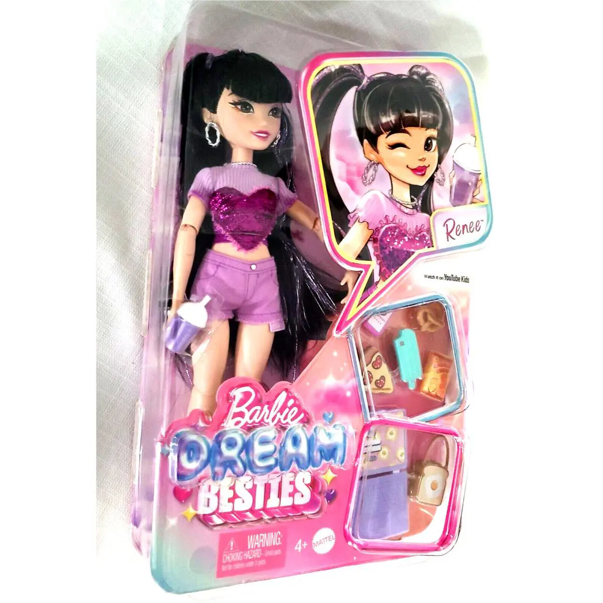 WB Mattel - Barbie Dream Besties Renee Doll and Accessories