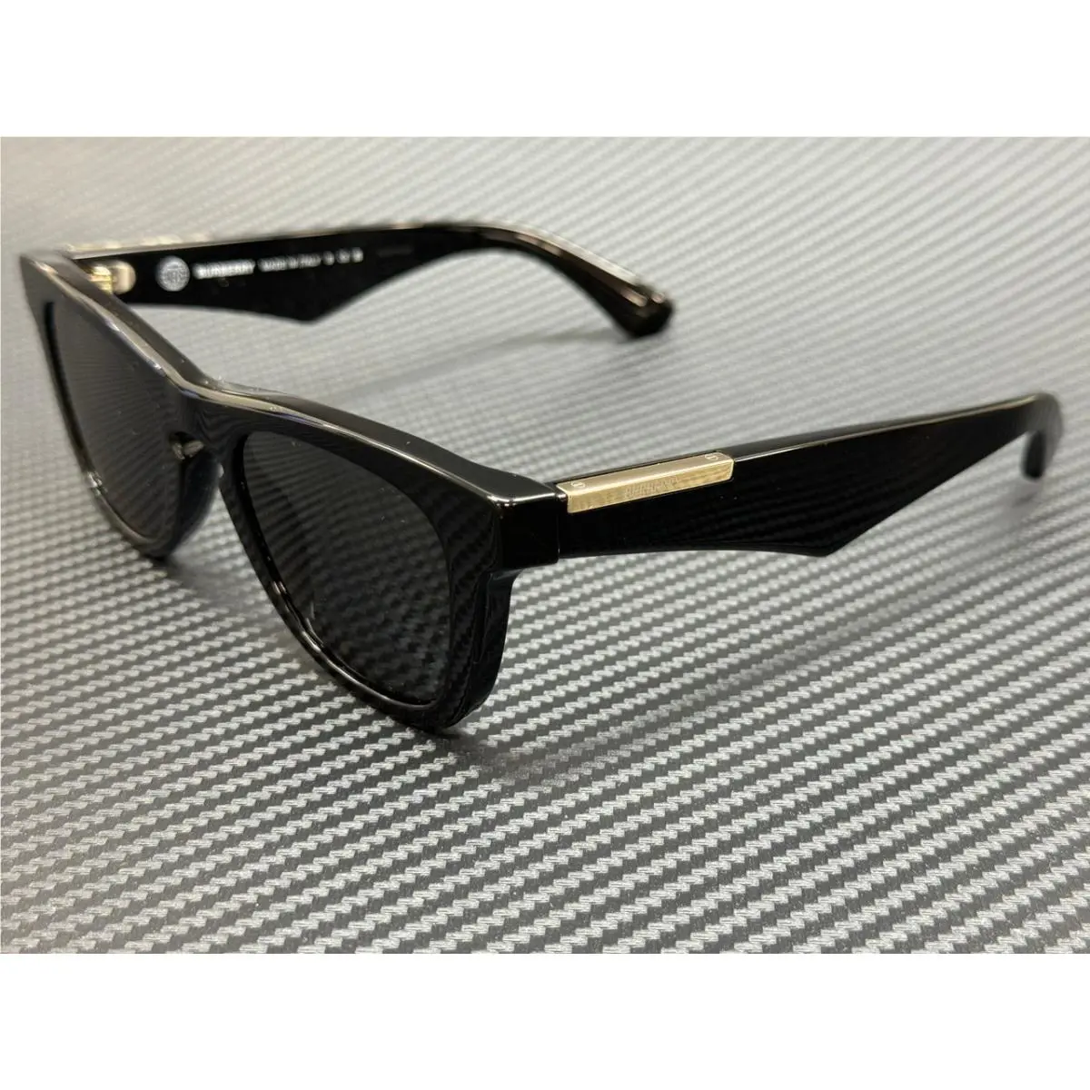 Burberry BE4426 300187 Black Grey Women`s 50 mm Sunglasses