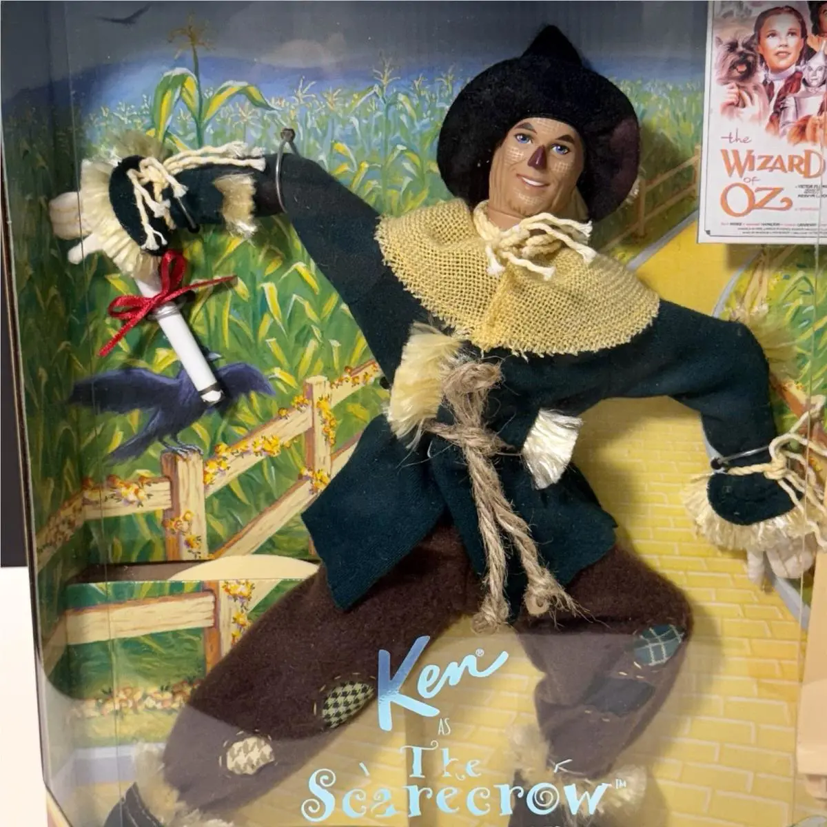 Vintage Barbie Ken The Scarecrow Doll Wizard of Oz Series Model 16497