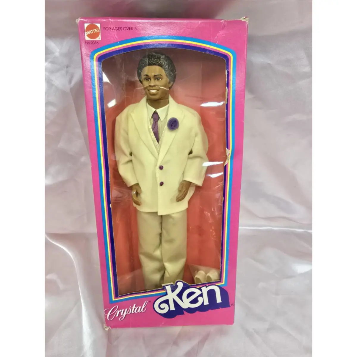 Vintage 1984 Crystal Barbie Ken Doll African American