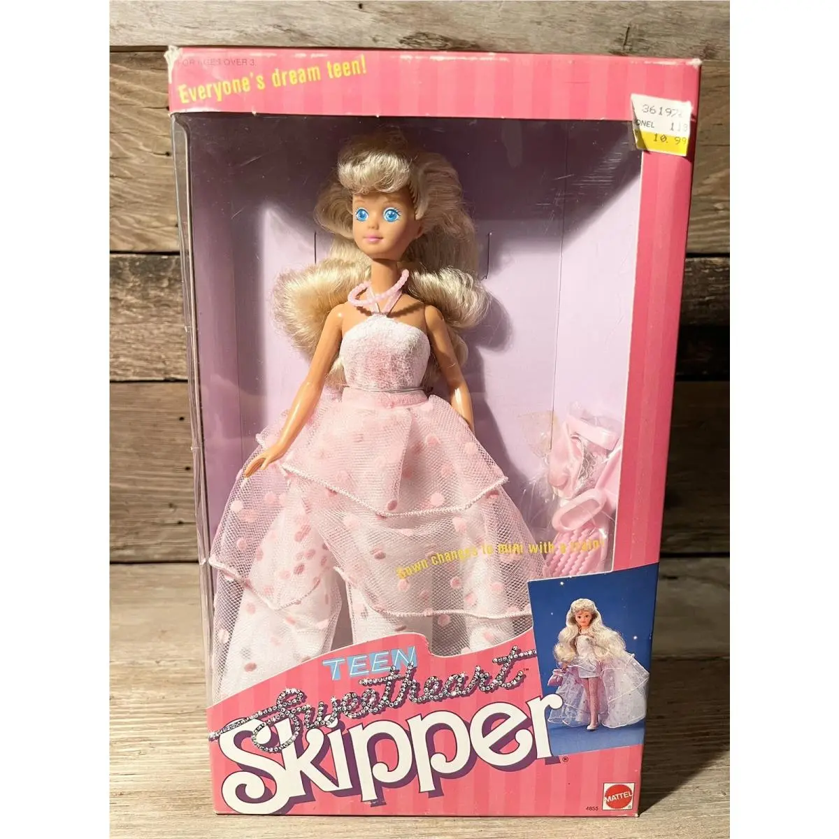 Vintage Barbie`s Little Sister Teen Sweetheart Skipper Mattel 1987
