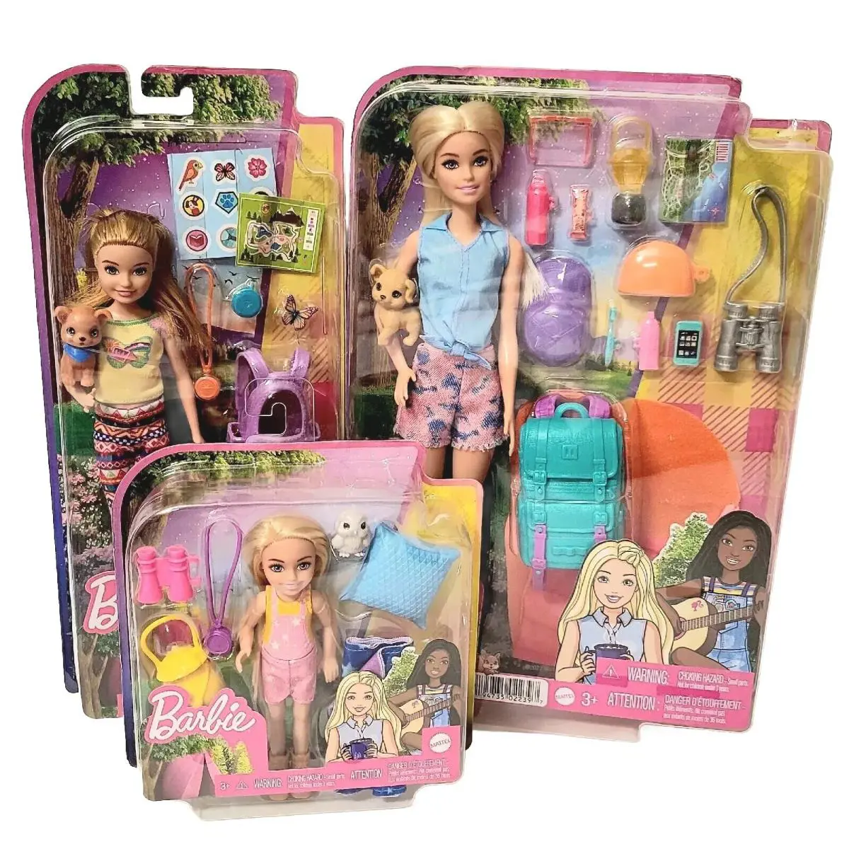 Barbie Camping It Takes Two: Malibu Stacie Chelsea 40+ Accessories Bundle set3