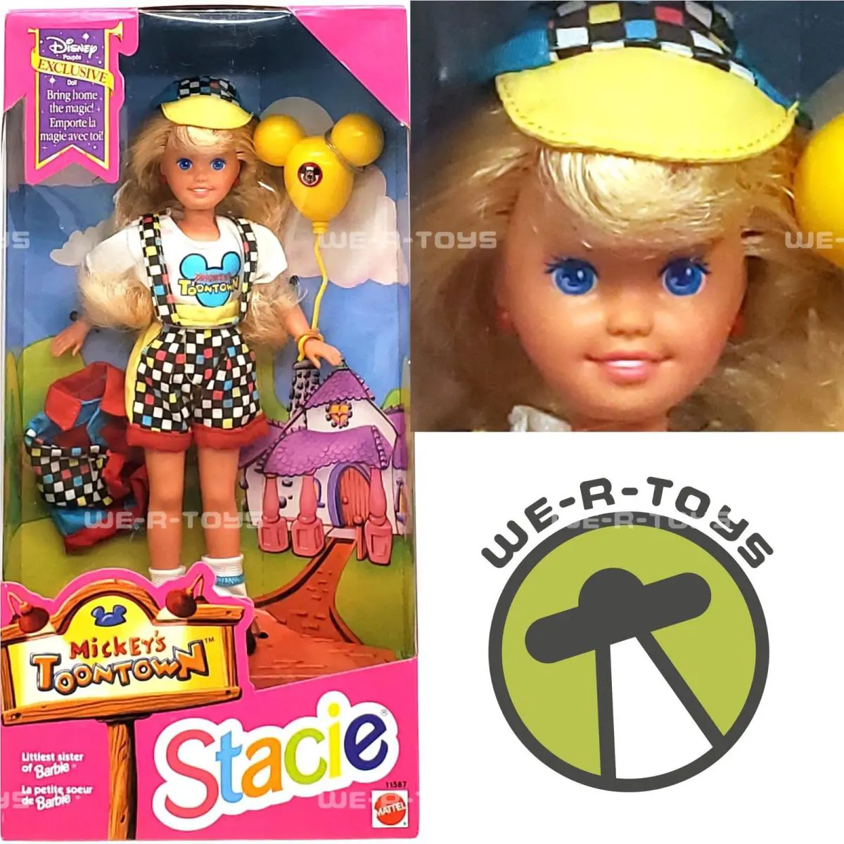Mickey`s Toontown Stacie Doll Little Sister of Barbie Euro Disney Exclusive 1993