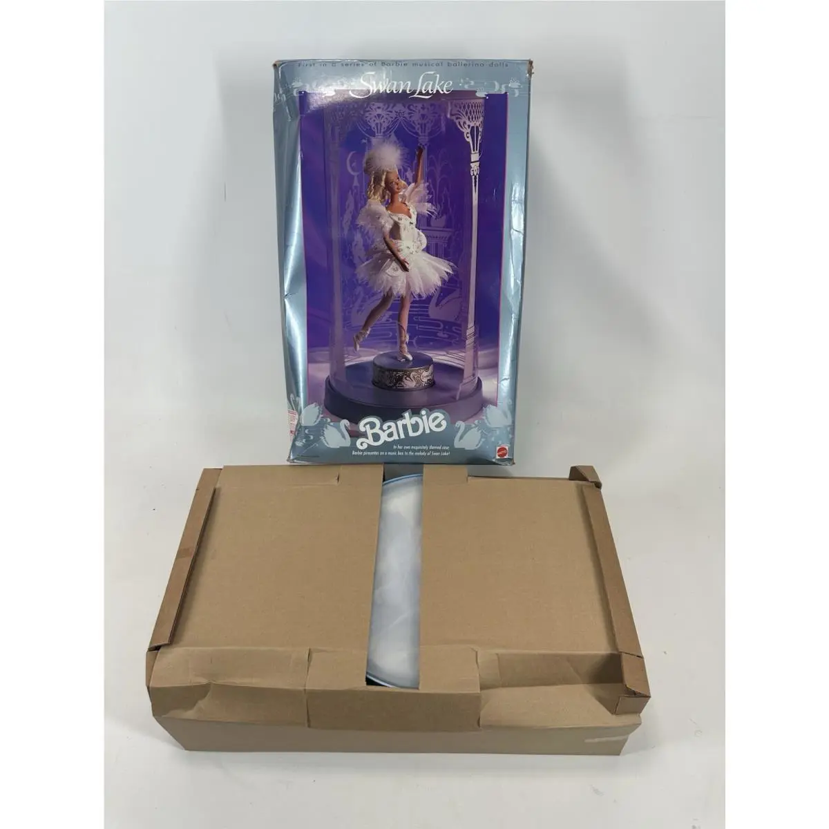 Swan Lake Barbie Musical Ballerina Doll Mattel 1991 Rough Box