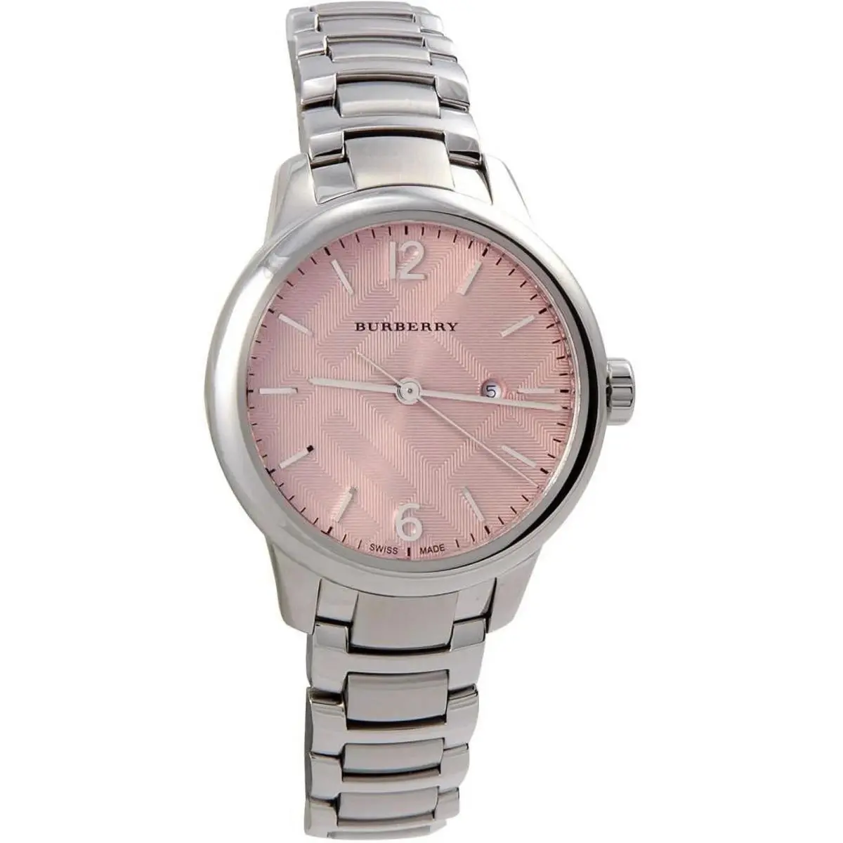 BU10111 Classic Stainless Steel Ladies Watch 32mm Quartz Pink Dial by Burberry