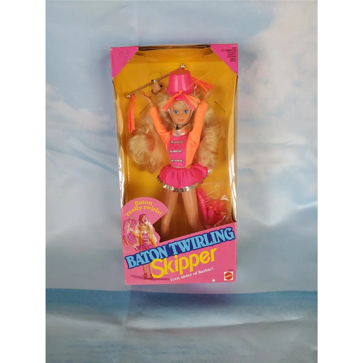 Vintage 1992 Barbie Baton Twirling Skipper Doll Mib 3931